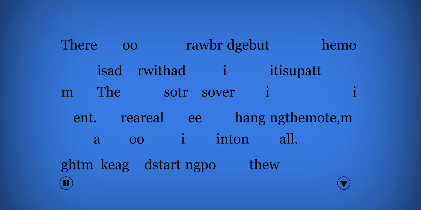 A Familiar Fairytale Screenshot Blue