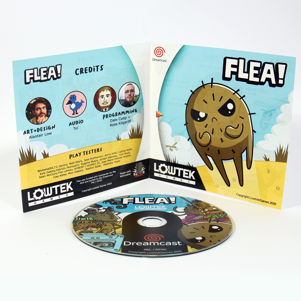 FLEA! Dreamcast Manual and Disc 2