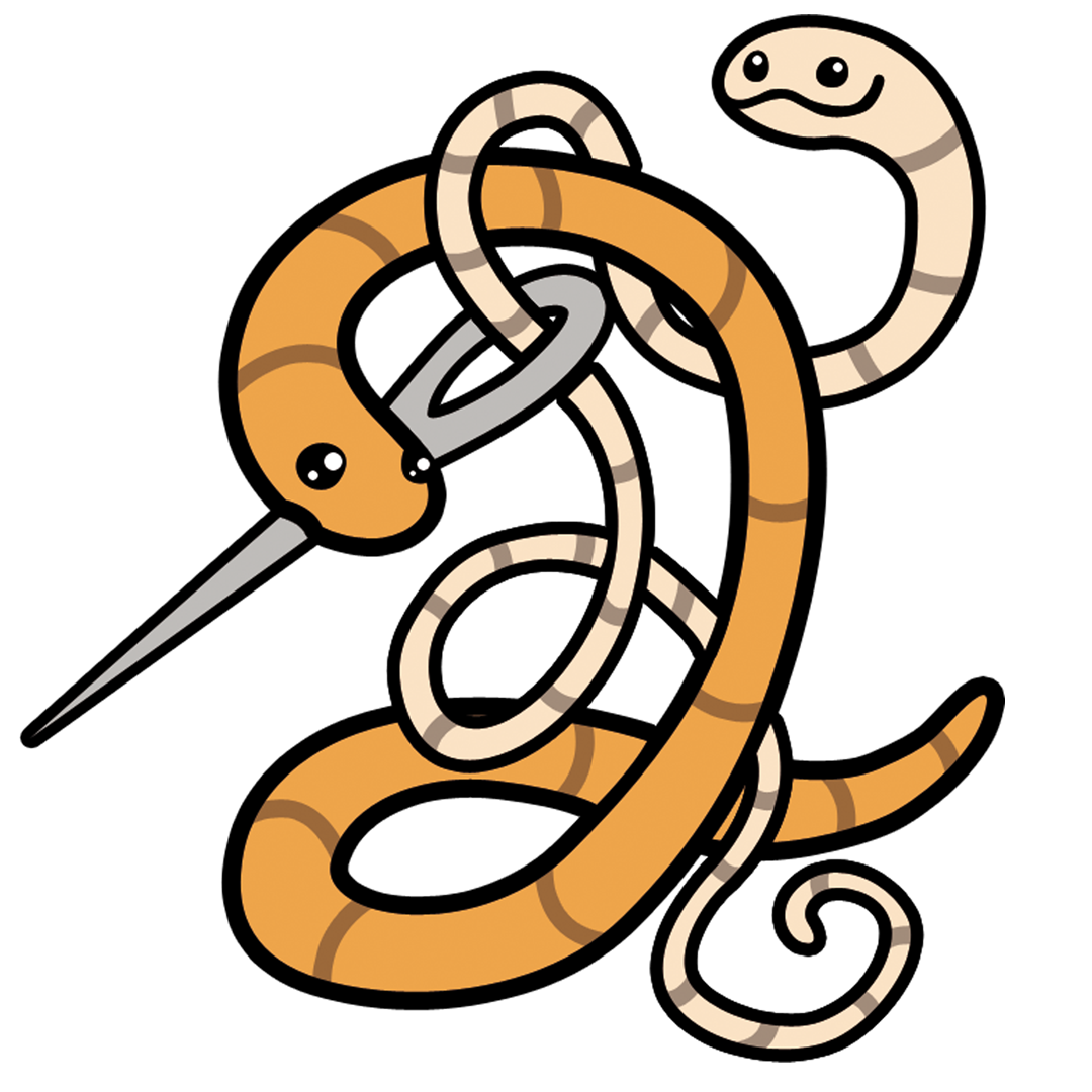 Needle Threadworm Character