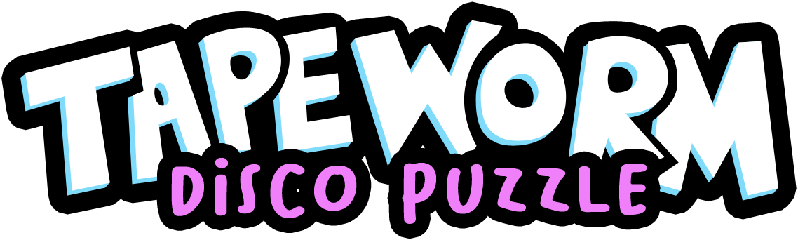 Tapeworm Disco Puzzle Logo