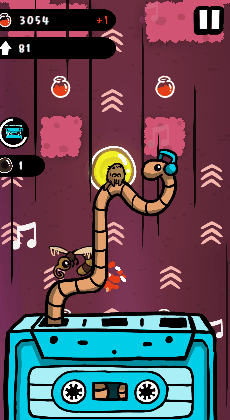 Tapeworm Loop Animation