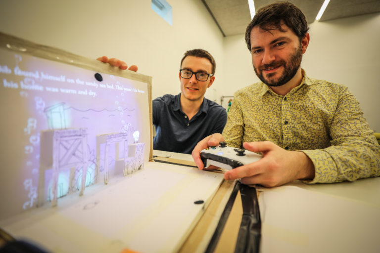 Projection Mapped Pop-up Book