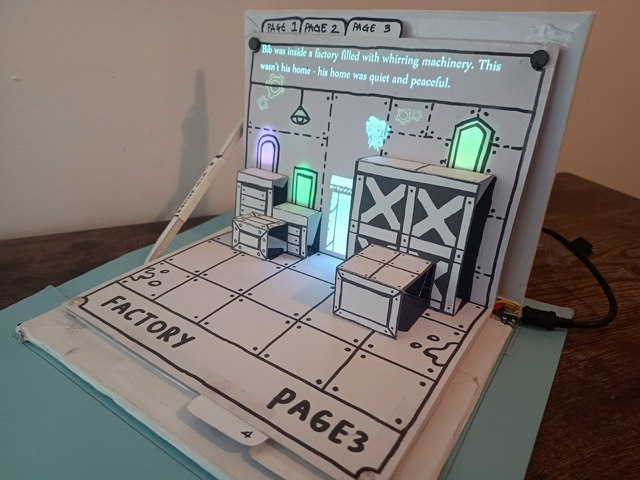 Bib in Factory Scene