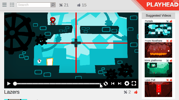 PlayHead Laser Gameplay