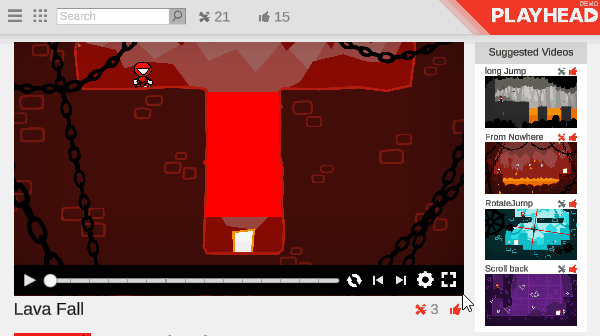 PlayHead Shell Fall Gameplay