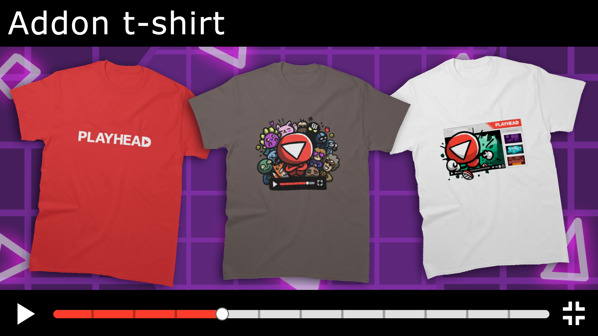 Playhead T-shirt Add-on